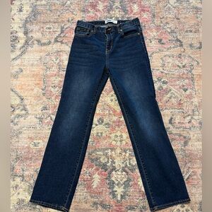 Old Navy Boys Boot Cut Jeans Built In Flex Dark Wash Size 16 Adjustable